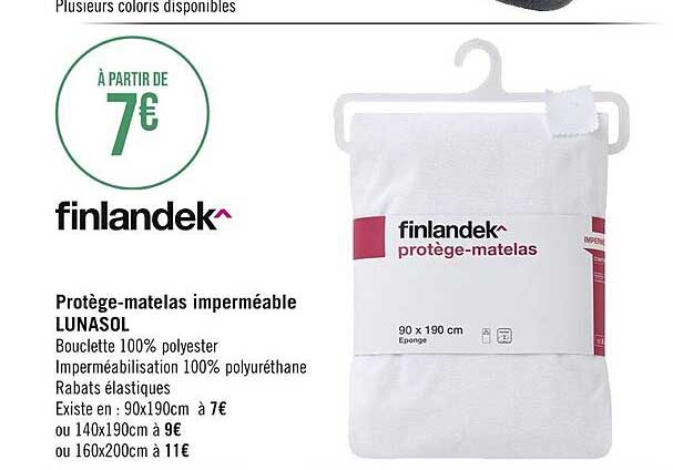 protège-matelas imperméable lunasol finlandek^