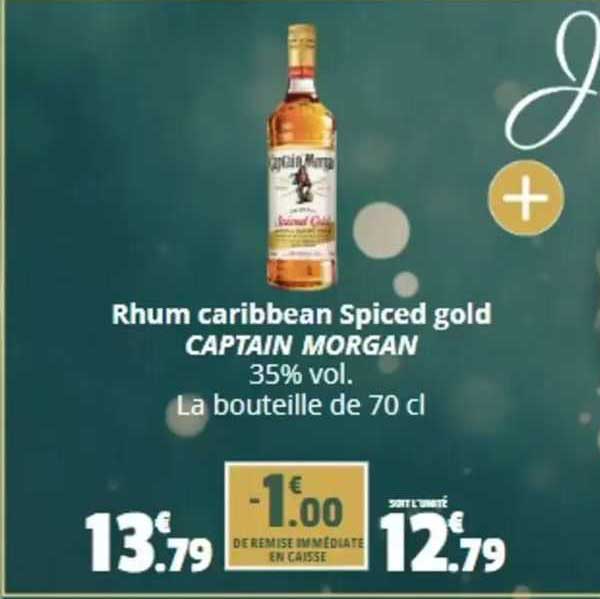 rhum caribbean spiced gold captain morgan