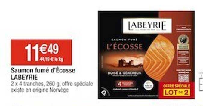 Saumon Fumé D'écosse Labeyrie