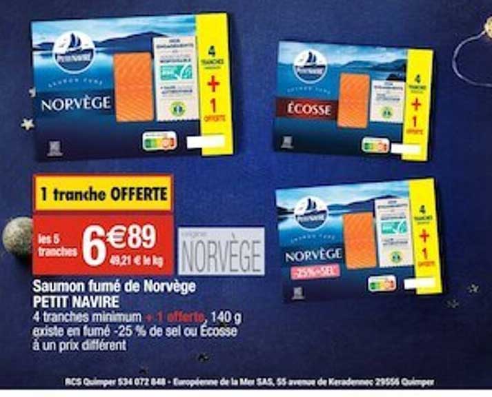 Saumon Fumé De Norvège Petit Navire