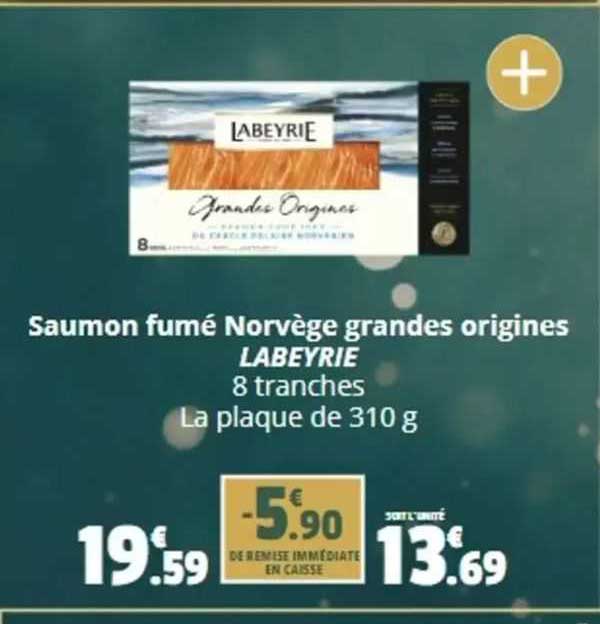 saumon fumé norvège grandes origines labeyrie