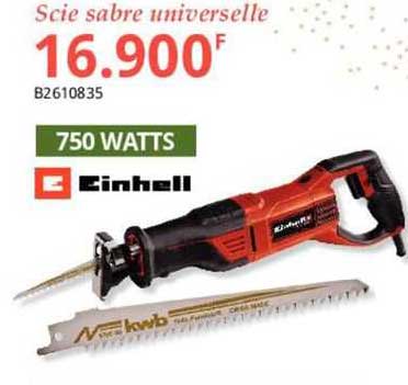 scie sabre universelle einhell