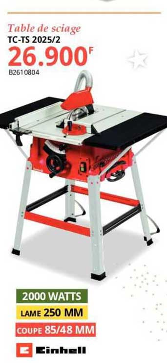 table de sciage einhell