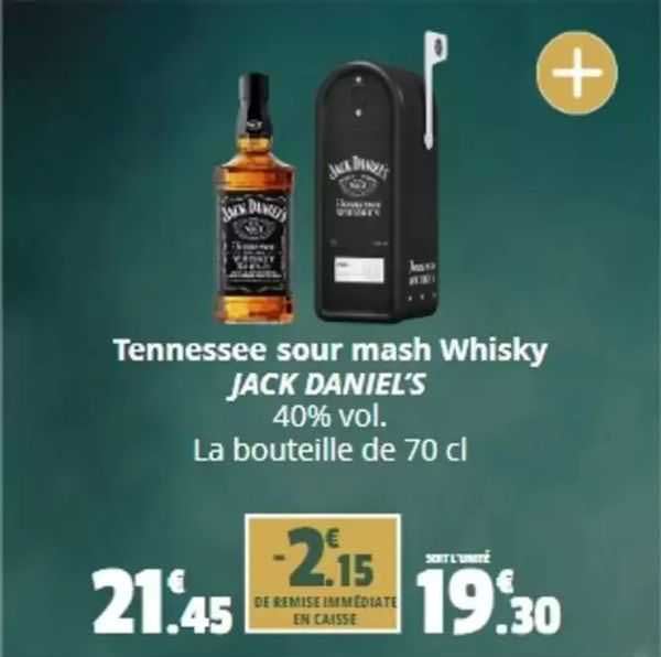 tennesse sour mash whisky jack daniel's