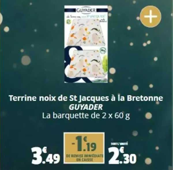 terrine noix de st jacques à la bretonne guyader