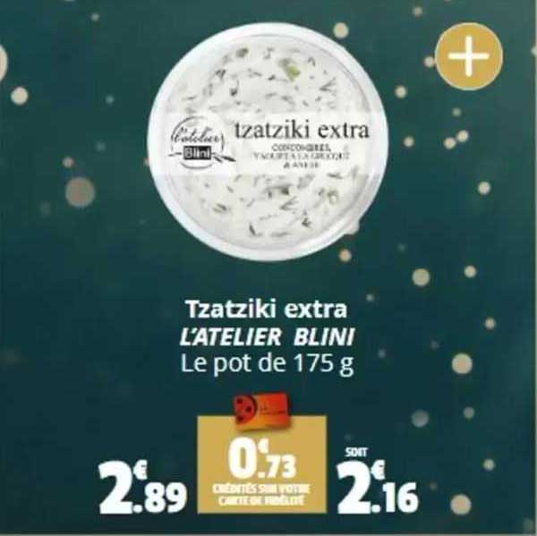 tzatziki extra l'atelier blini