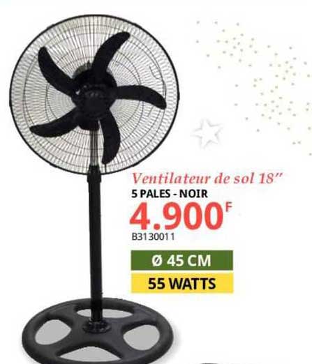 Ventilateur De Sol 18"