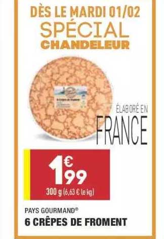 6 Crêpes De Froment Pays Gourmand