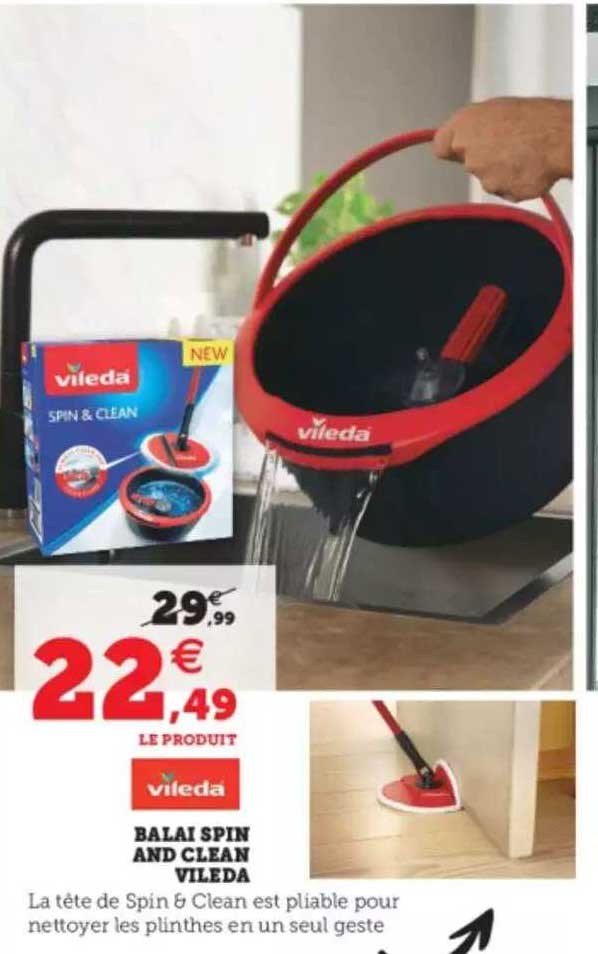 balai spin and clean vileda