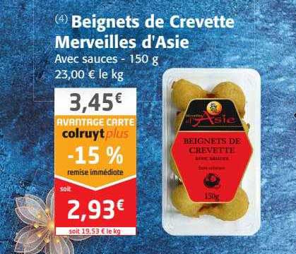 beignets de crevette merveilles d'asie