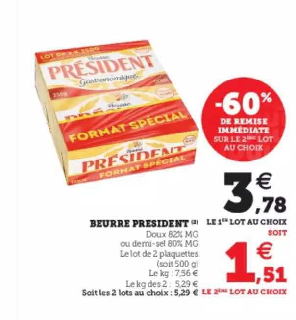 Beurre Président