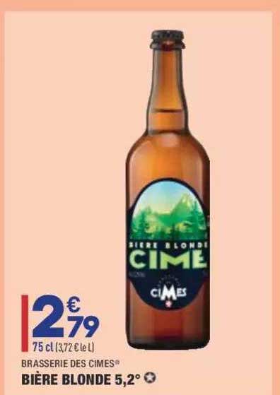 bière blonde 5,2°