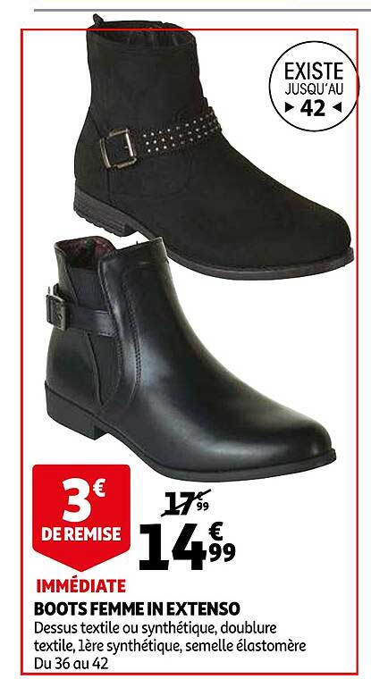 boots femme in extenso