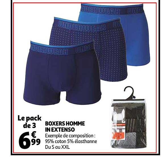 boxers homme in extenso