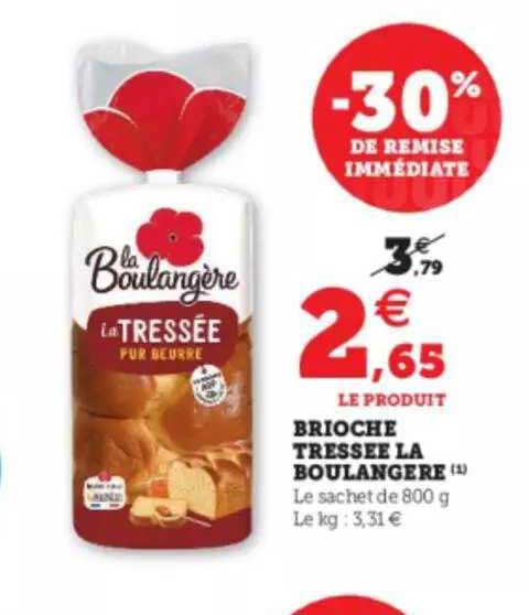 Brioche Tressée La Boulangère