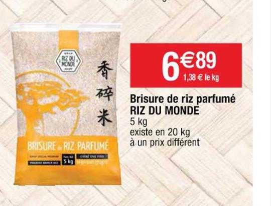 brisure de riz parfumé riz du monde