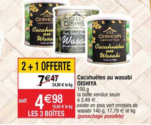 Cacahuètes Au Wasabi Oishiya
