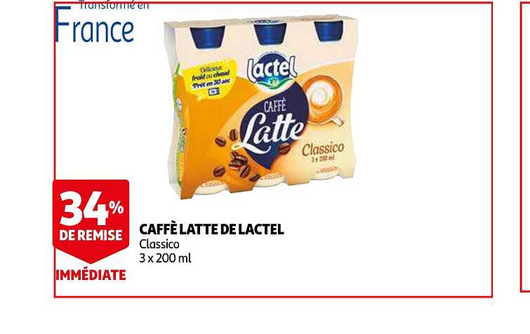 caffè latte de lactel