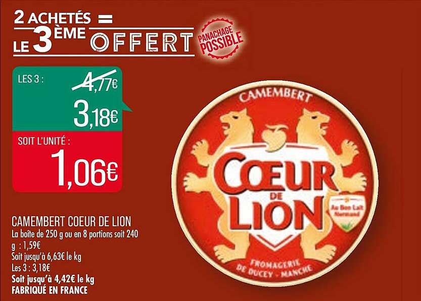 Camembert Cœur De Lion