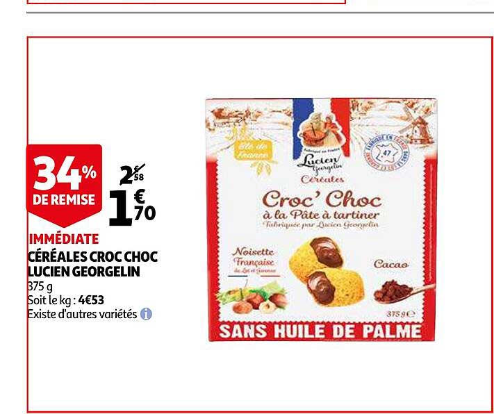 céréales corc choc lucien georgelin