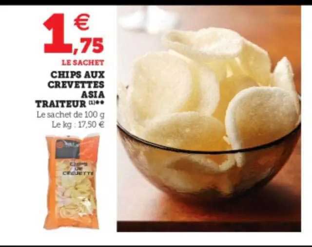 chips aux crevettes asia traiteur