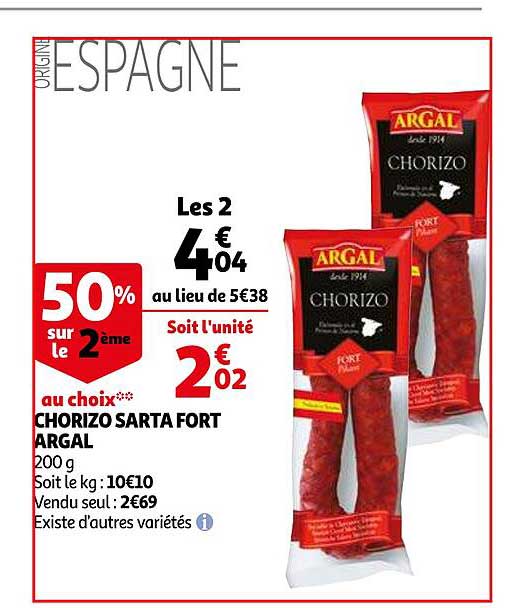 Chorizo Sarta Fort Argal