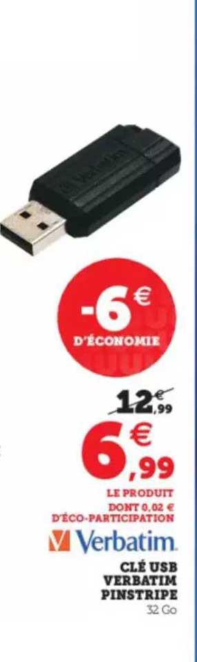 clé usb vérbatim pinstripe
