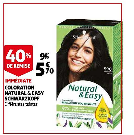 Coloration Natural & Easy Schwarzkopf
