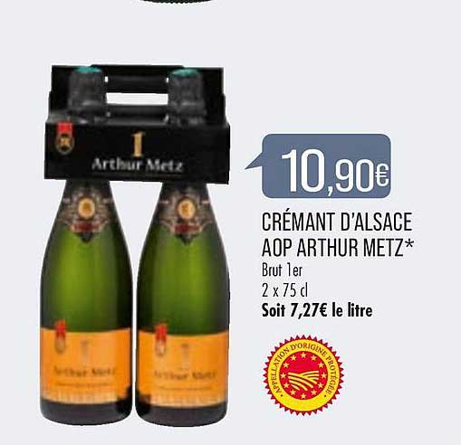 crémant d'alsace aop arthur metz