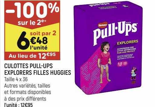 culottes pull-ups explorers filles huggies