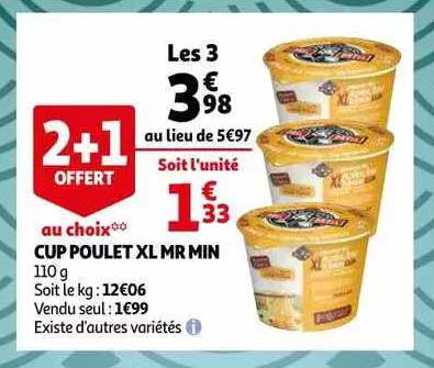 cup poulet xl mr min