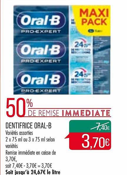 dentifrice oral-b