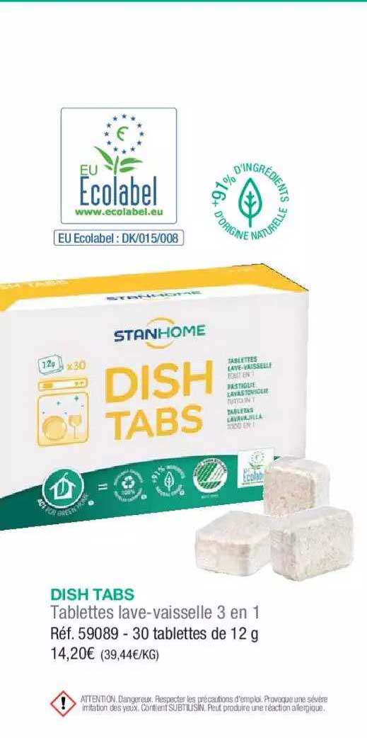 dish tabs