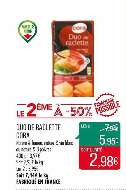 Duo De Raclette Cora