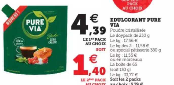 édulcorant pure via