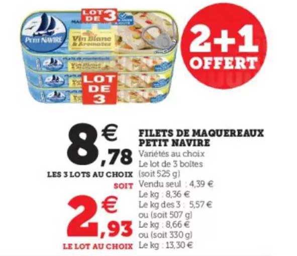 Filets De Maquereaux Petit Navire