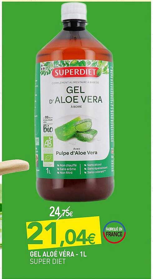 gel aloé véra super diet - 1l