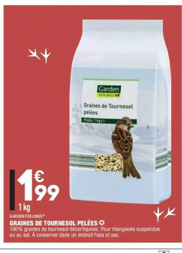 graines de tournesol pelées garden feelings