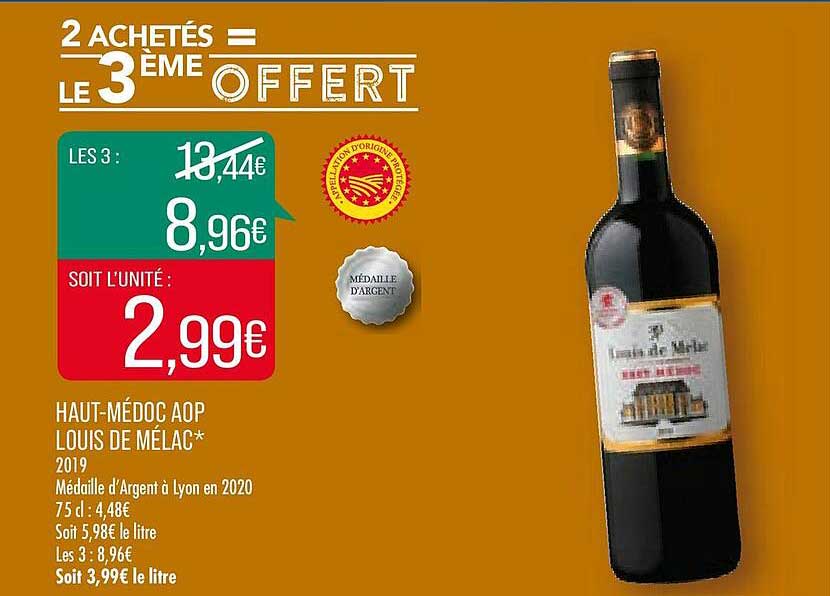 Haut-médoc Aop Louis De Mélac 2019