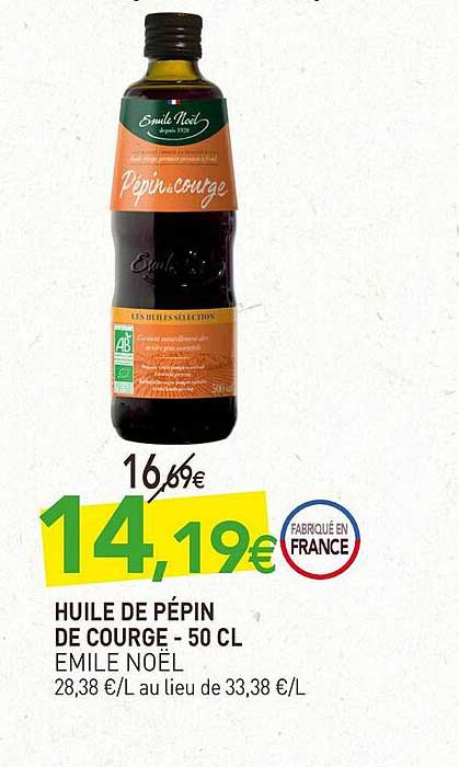 huile de pépin de courge emile noël - 50 cl