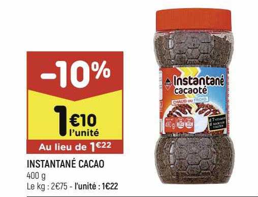 Instantané Cacao