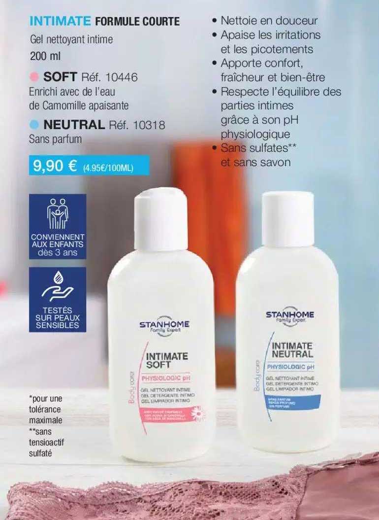 intimate formule courte