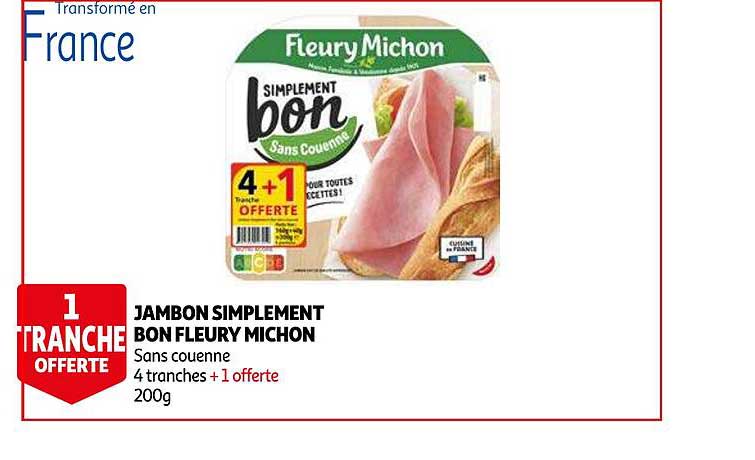 jambon simplement bon fleury michon