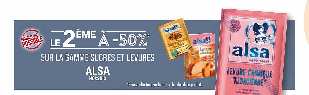 la gamme sucres et levures alsa