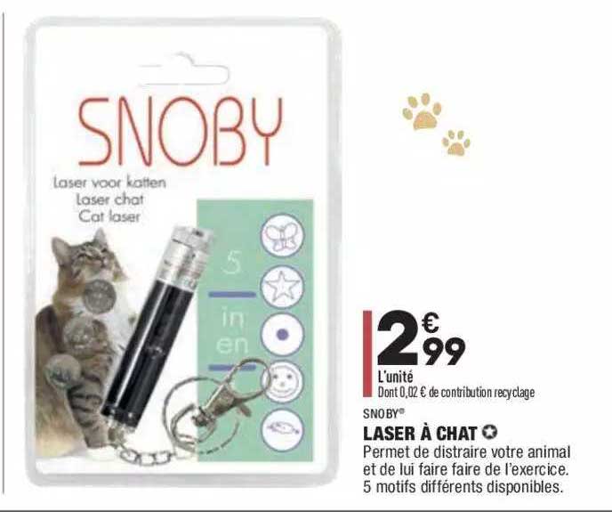 laser à chat snoby