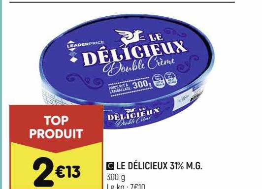 le délicieux 31% m.g.