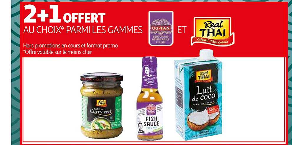 les gammes go-tan et real thai
