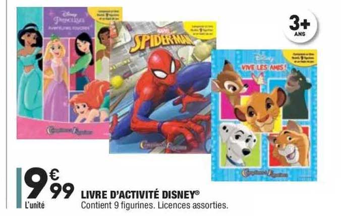 livre d'activité disney