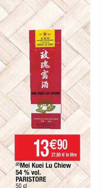 mei kuei lu chiew 54% vol. paristore