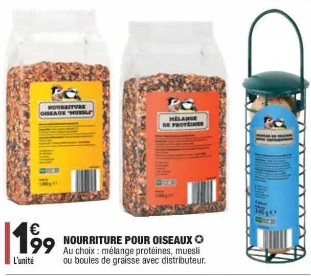 nourriture pour oiseaux